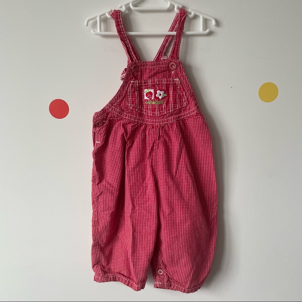 12m baby girl Oshkosh overalls